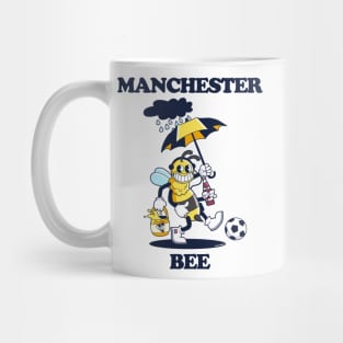 Manchester Bee (1930s rubberhose cartoon character style) Mug